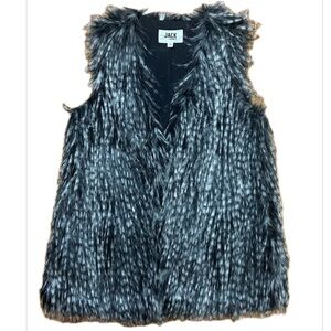 Jack by BB Dakota faux fur vest size M